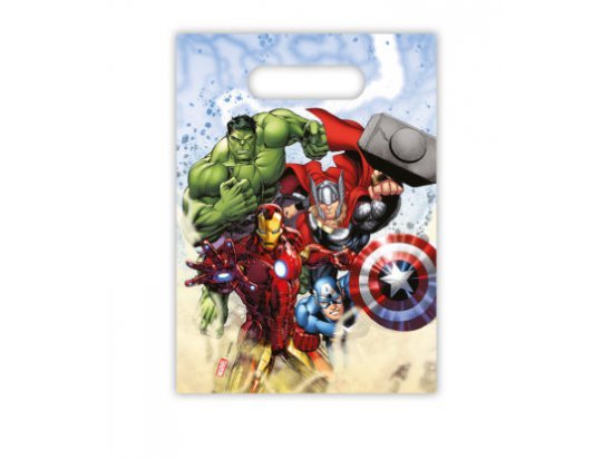 Taška Avengers, 16.5x23cm / set 6ks (zn. Procos)