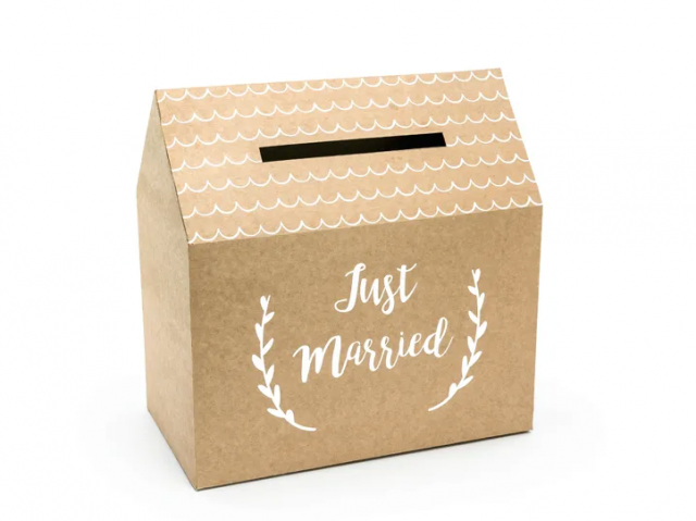 Svatební krabička - Just Married (zn. PartyDeco)