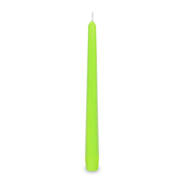 Svíčka kónická, žlutozelená, délka 24cm (zn. WIMEX)