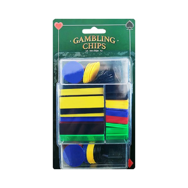 Žetony na hazardní hry - Gambling chips, set 100ks