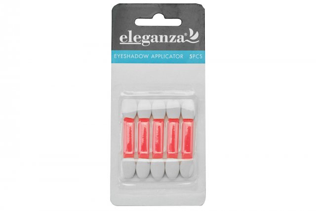 Aplikátor očních stínů - červená barva, set 5ks (zn. Eleganza)