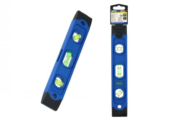 Magnetická MINI vodováha pro kutily, délka 22.5cm (zn. KINZO)