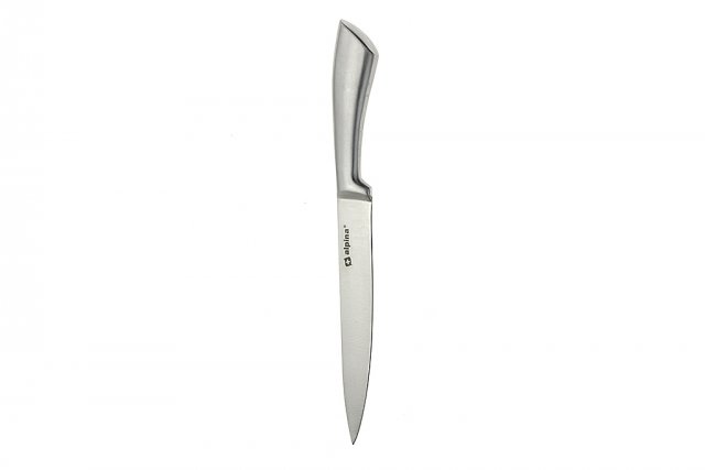 Kuchyňský nůž nerezový jednodílný, délka 33.5 cm (zn. Alpina)