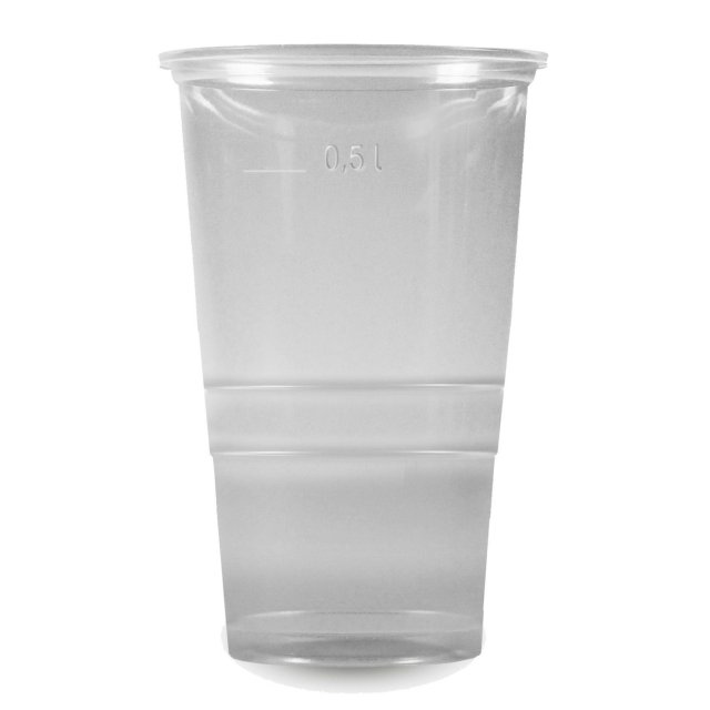 Kelímek PP objem 0.5L, transparentní, 50ks (zn. WIMEX)