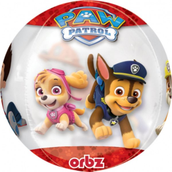 ORBZ balón Paw Patrol / Tlapková Patrola, 40x38cm (zn. Anagram)