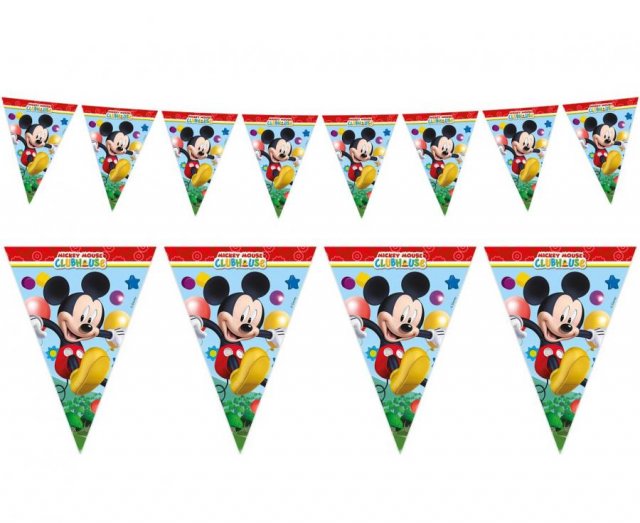 Závěsná vlaječková girlanda Mickey Mouse Playful Mickey, délka 2.3m (zn. Procos)