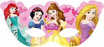 Papírová maska Disney Princezny, set 6ks (zn. Procos)