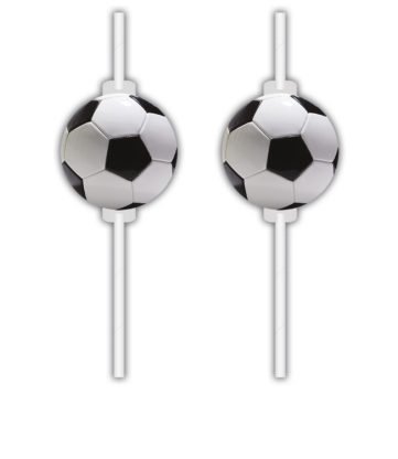 Brčka papírová - FOTBAL / fotbalové, set 4ks (zn. Procos)