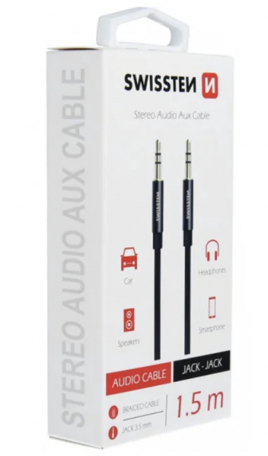Audio kabel jack 3,5 mm / jack 3,5 mm, délka 1,5 m