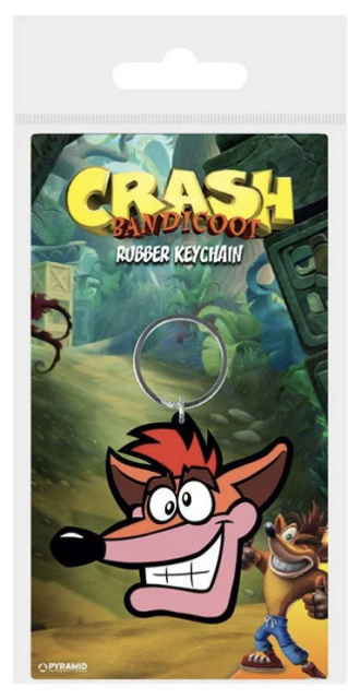 Klíčenka gumová, Crash Bandicoot - extra life