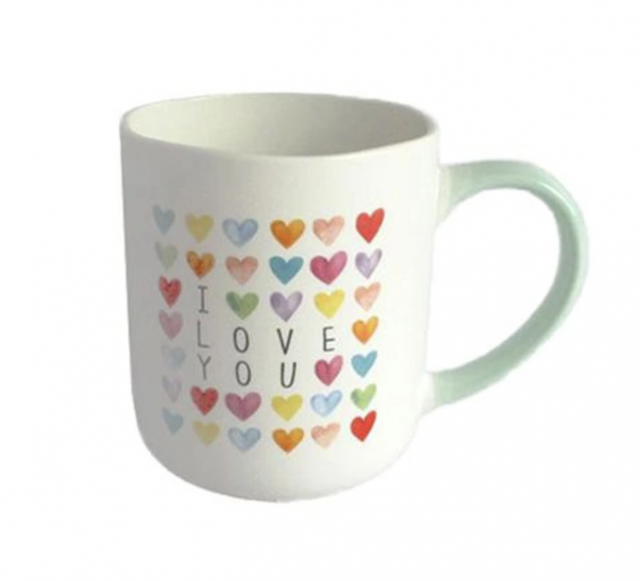 Hrnek I LOVE YOU, keramika 385 ML