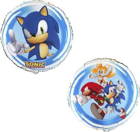 Kruh - Sonic 46cm fóliový balónek nafukovací
