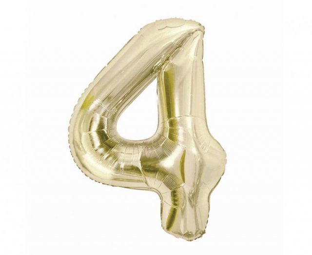 Číslice champagne 4 (85cm)
