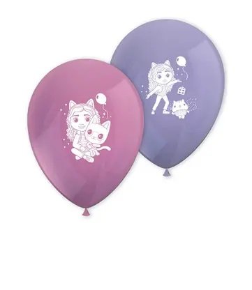Gábinin kouzelný domek - 8ks latexové balónky 28cm