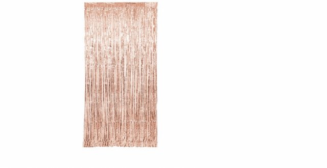 Party závěs - rosegold 99x198cm