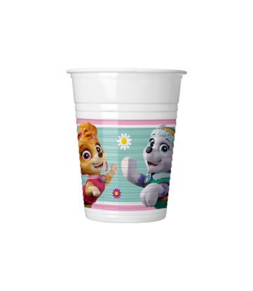 Kelímky plastové - Tlapková Patrola Skye & Everest 200ml/8ks
