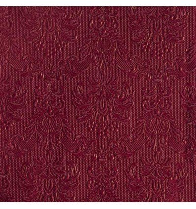Ubrousky, vínové se vzorem Elegance, 33*33 cm