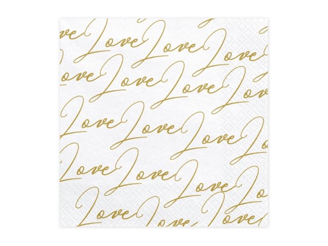 Ubrousky s nápisem "Love"