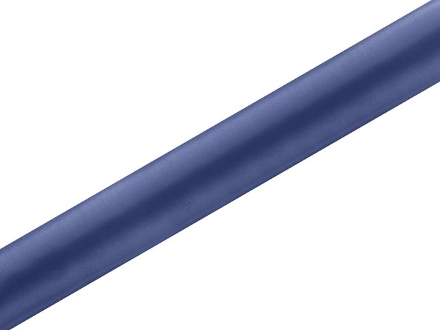 Satén v roli, tmavě modrý, 36cm/9m (zn. PartyDeco)