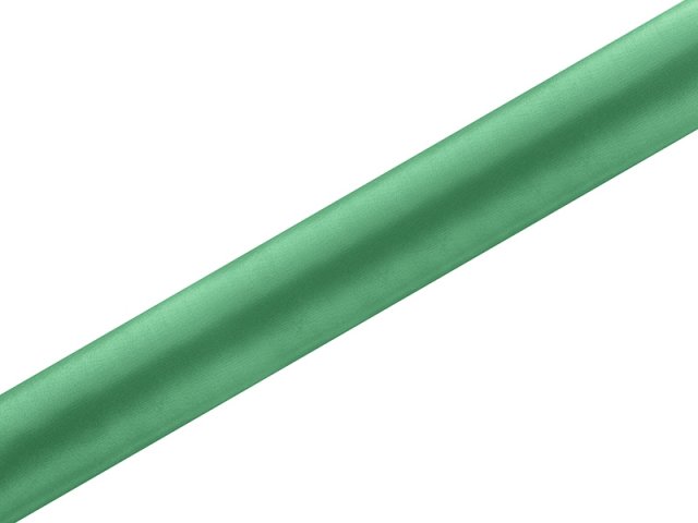 Satén v roli, zelený, 36cm/9m (zn. PartyDeco)