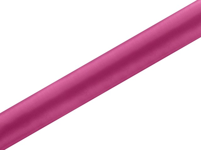 Satén v roli, fuchsiový, 36cm/9m (zn. PartyDeco)