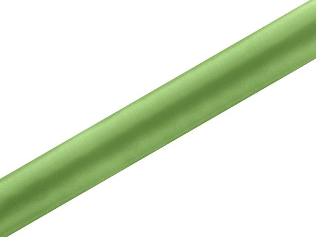Satén v roli, zelená tráva, 36cm/9m (zn. PartyDeco)