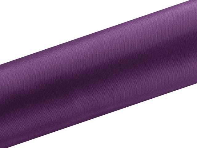 Satén v roli, úzký švestkový, 16cm/9m (zn. PartyDeco)