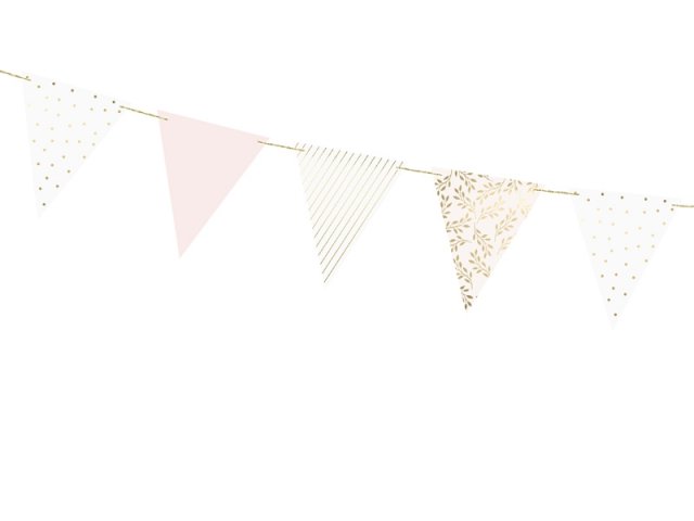 Girlanda mix, zlatý (zn. PartyDeco)