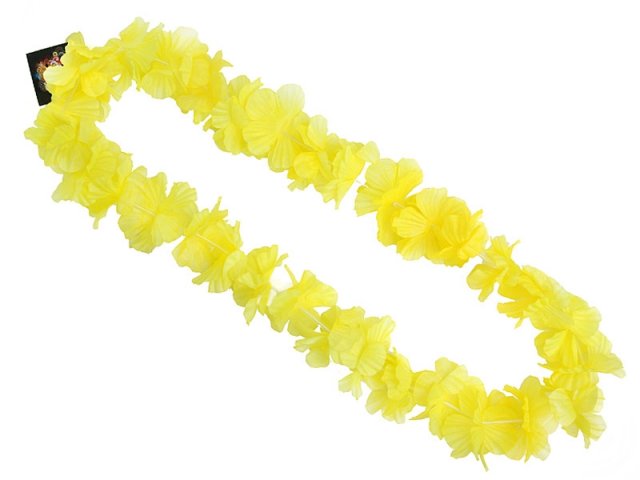 Věnec, Hawai, žlutý (zn. PartyDeco)
