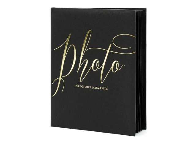 Fotoalbum, černé, "Photo precious moments" (zn. PartyDeco)
