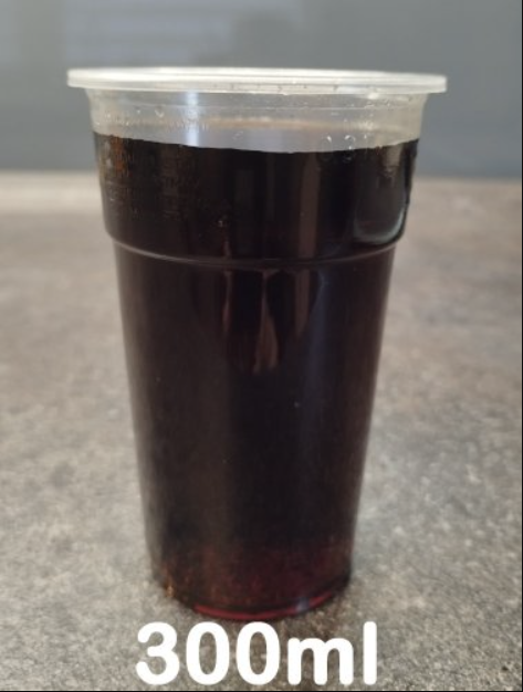 Kelímek PP transparentní ryska 300ml Ø78 50ks/bal
