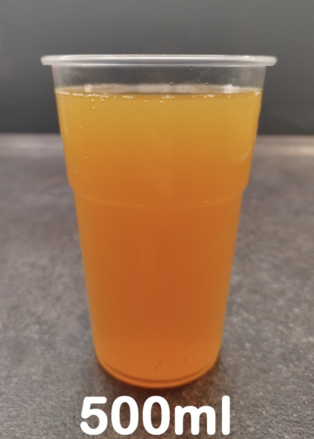 Kelímek PP transparentní ryska 500ml a 400ml Ø95 50ks/bal