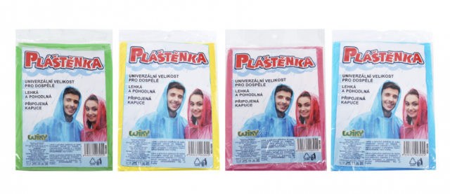 Kapesní pláštěnka, 140 x 76 cm