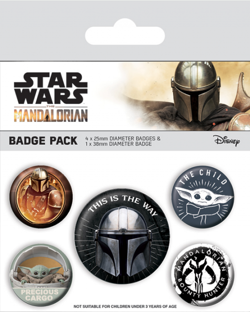 Odznaky smalt Mandalorian