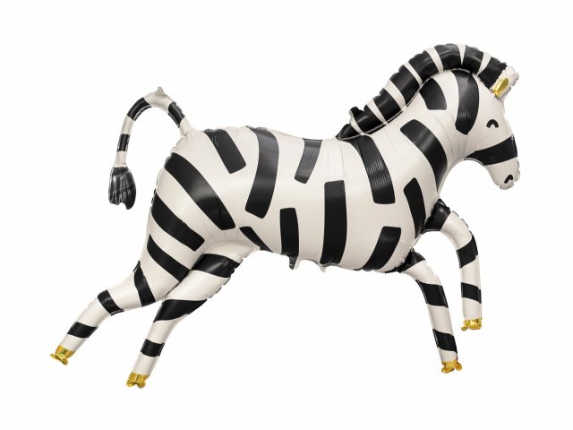 Fóliový balónek velká ZEBRA, rozměr 115x85cm (zn. PartyDeco)