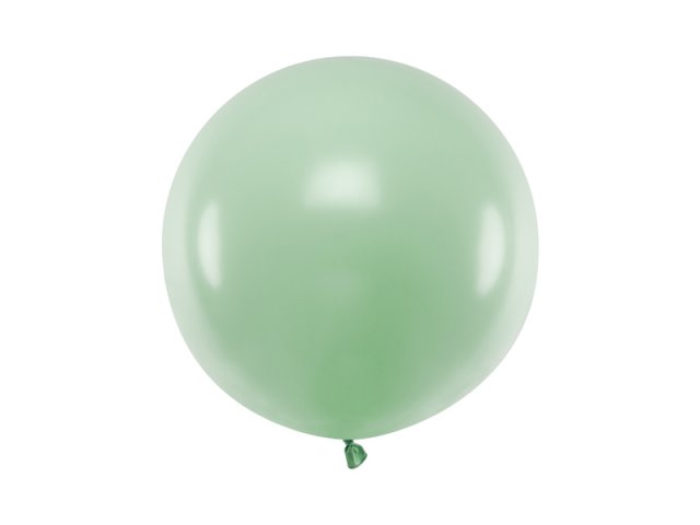 JUMBO latexový balón, pastelový, zelený / pistáciový, velikost 60cm (zn. PartyDeco)