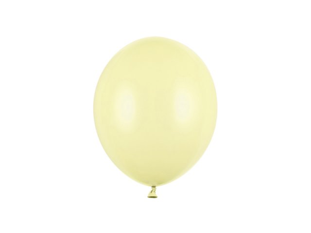 Latexový balónek, pastelový, světle žlutý, velikost 23cm (zn. StrongBalloons) - 1 ks