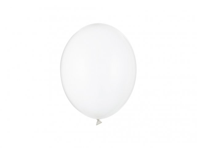 Latexový balónek, průhledný / čirý, velikost 23cm (zn. StrongBalloons) - 1 ks