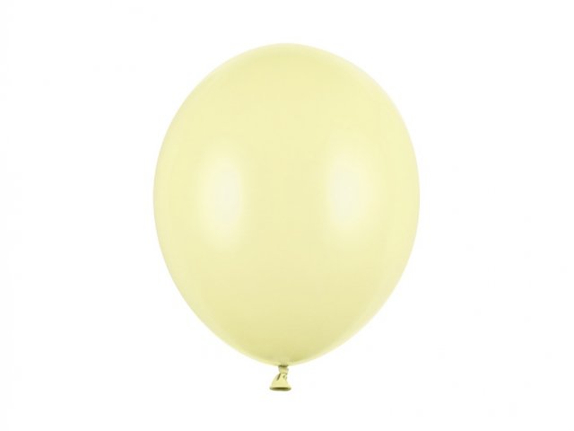Latexový balónek, pastelový, světle žlutý, velikost 30cm (zn. StrongBalloons) - 1 ks