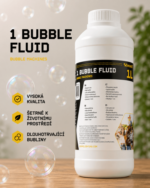 BEAMZ náplň do bublinkovače - 1 litr