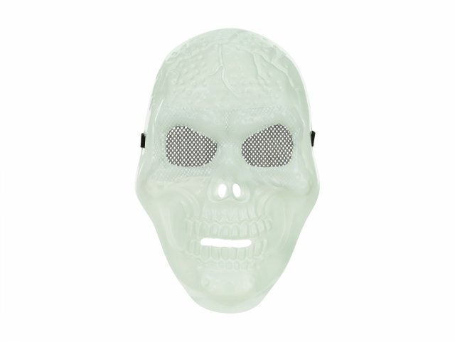 Maska LEBKA se síťkou, UV svítící ve tmě, 17x27cm (zn. PartyDeco)