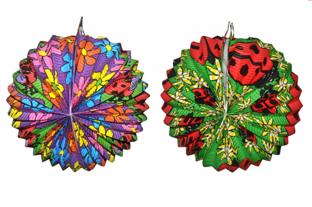 Lampion KOULE beruška, velikost 25cm (zn. WIKY)