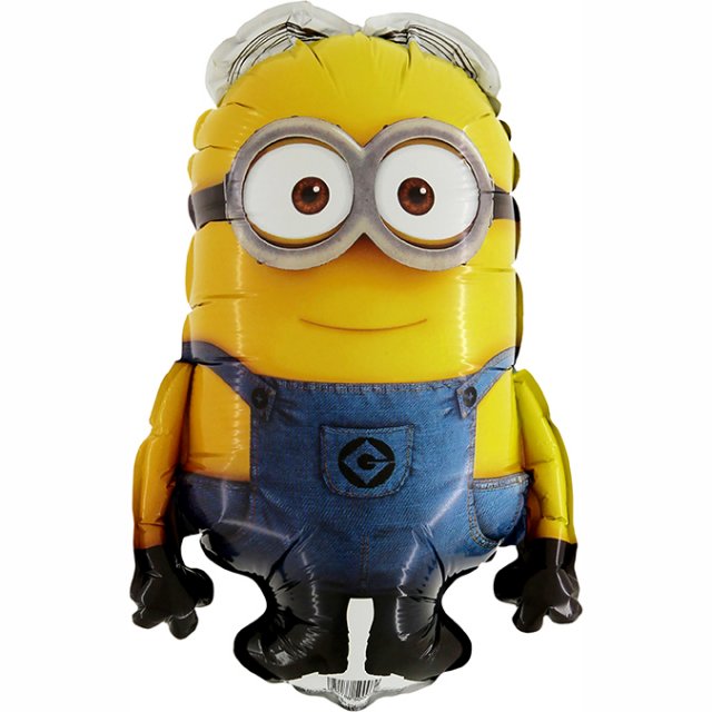MINI fóliový balónek Mimoni DAVE, velikost 35cm - na tyčku (zn. GRABO)