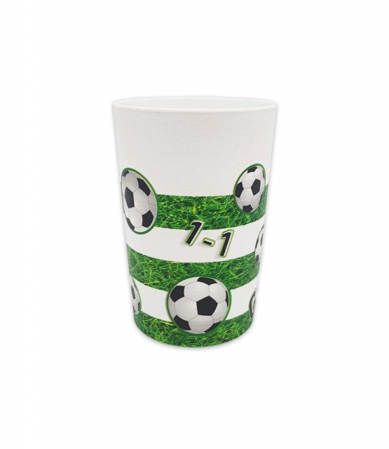 Udržitelný znovupoužitelný kelímek FOTBAL, objem 230ml - set 2ks (zn. Procos)