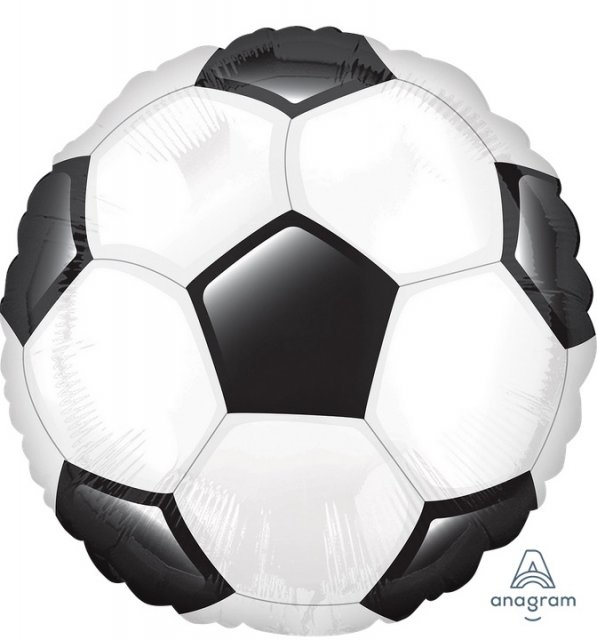 Fóliový balónek FOTBAL velký kruh, velikost 71cm (zn. Anagram)