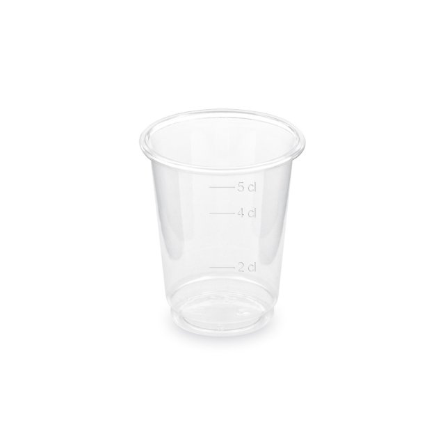 PET kelímky / panáčky, čiré, 48mm - 2 cl/4 cl/5cl - set 40ks (zn. WIMEX)