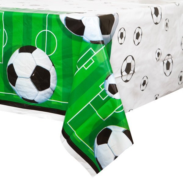 Plastový ubrus FOTBAL 3D, rozměr 137×213cm (zn. UNIQUE)