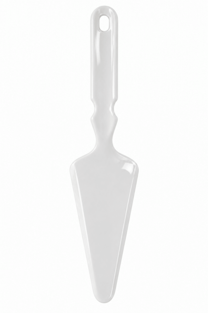 Lopatka na dort bílá, plastová, délka 26cm (zn. TORO)