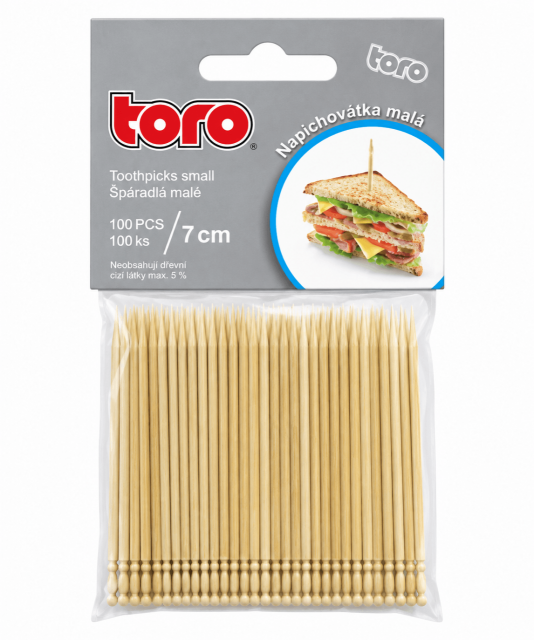 Napichovátka malá, délka 7cm - set 100ks (zn. TORO)