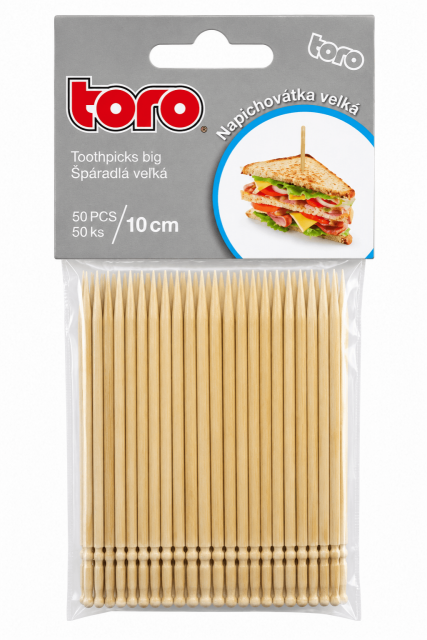 Napichovátka velká, délka 10cm - set 50ks (zn. TORO)